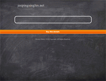 Tablet Screenshot of jeepingsingles.net
